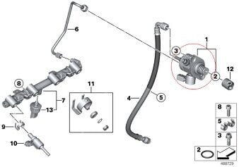Bmw F20/F30 N13 Yüksek Basınç Pompası
