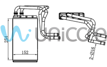 Vito W447 622 Motor Kalorifer Radyatörü/Kalorifer Peteği/ISI ESANJORU