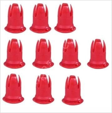 Mercedes W123/W115/W116 Kırmızı Kopça/Klips/Nikelaj Kırmızı Kılıpsi-Nikelaj Kopça