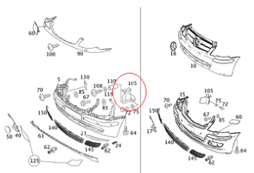 Vito W639 Tampon Ayağı/Tampon Braketi Ön SAĞ