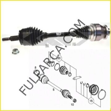 Vito W639/Viano 646 Motor Arka Aks/Aks Mili Kopmle E.M