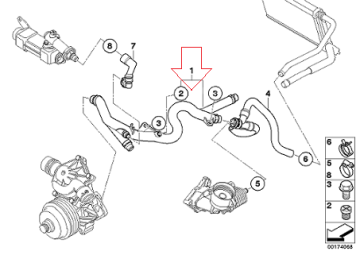 Bmw E46/E87/E90/E91/E92/E93/E60/E61/E63/E64/X3 E83/X5 E53 M47N/M57N/M57N2 Motor Geri Dönüş Hortumu