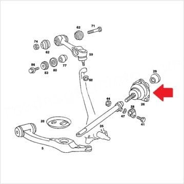 Mercedes W123 Şase Rotili/Kastel Rotili