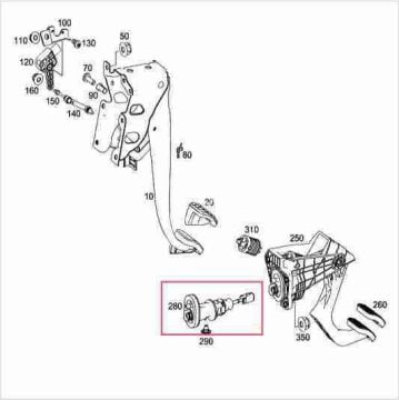 Vito W447 622 Reno Motor Debriyaj Kumanda Silindiri/Debriyaj Üst Merkezi