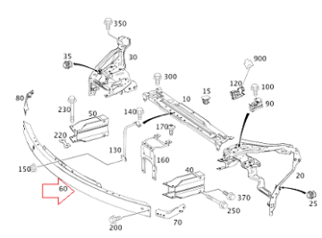 Mercedes W204 Ön Tampon Demiri