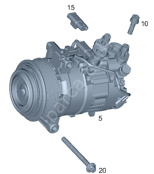 Vito W447 654 Motor Klima Kompresörü