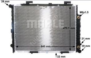 Mercedes W210 111 Motor Su Radyatörü Otomatik Klimalı