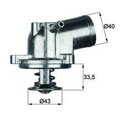 Mercedes W202-W124-W208-W210 111 Motor Termostat-Borulu