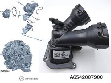 Mercedes W213 654 Motor Termostat