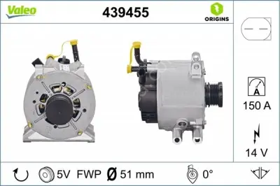 Vaneo W414/W168/W245 Şarj Dinamosu/Alternatör