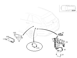 Mercedes W205 Park Sensör Beyni/Kumanda Üntesi