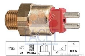 Mercedes W140/W124/W201 190 102/103 Motor Hararet Müşürü 2 Fişli KIRMIZI