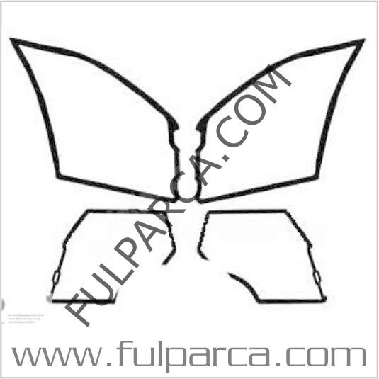 Mercedes W124 Kapı Lastiği Takım