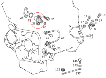 Mercedes E Glass W210 111 Motor Eksantrik Sensörü/Konum Sensörü