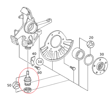 Mercedes W163/ML W163 Jeep Alt Rotil SAĞ/SOL