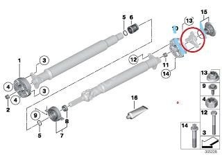 Bmw F10 Şaft Filanşı Arka