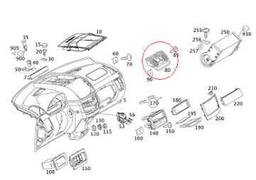 Vito W639/Viano Ön Göğüs Havalandırma Izgarası/Ön Orta Havalandırma Izgarası/Dijital Orta Konsül/Kalorifer Hava Izgarası/Izgara/Orta Hava Kanalı/Hava Nozulu/DİJİTAL