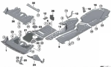 Bmw X6 E71 Motor Alt Muhafaza