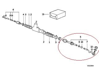 Bmw E36/Z 3 Rot Kolu/Rot Mili Komple