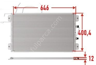 Vito W447 109 Cdı. 111 Cdı 622 Reno Motor Klima Radyatörü