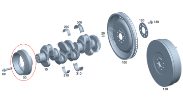 Vito W639/Viano 651 Motor Krank Kasnağı