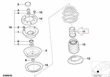 Bmw E31/E32/E34/E36/E38/E39 Ön Amortisör Lastiği/Stoper