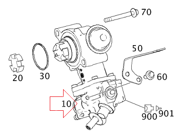Mercedes W207 271 Motor Yüksek Basınç Pompası