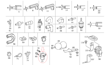 Vito W639/Sprinter/Clk W208 611/646 Motor Mab Sensörü/Manifold Sensörü