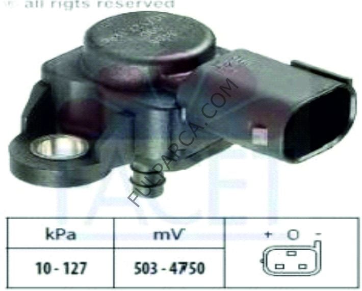 Vito W639/W638/Sprinter 642/646 Motor Mab Sensörü/Emme Manifold Basınç Sensörü