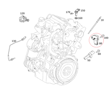 Vito W639 642/646 Motor Map Sensörü