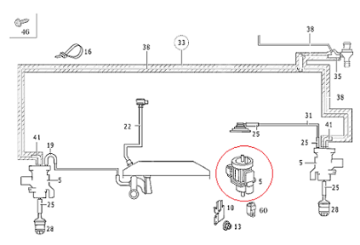 Mercedes W203/W210/W220/Sprinter/Vito W639/W638/Vaneo W414 611/612/668 Motor Turbo Basınç Valfi/Basınç Ventili/Basınç Sensörü/Basınç Müşürü/Selonoid Ventili