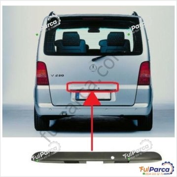 Vito W638 Bagaj Kapak Kaplaması/Bagaj Kapı Pilastiği/Kapı Bakaliti-Pilaka Lamba Bakaliti