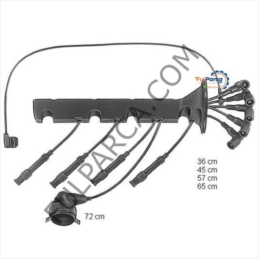 Bmw E30/E36 M40 Motor Buji Kablo Seti Sensörsüz,Okuyucusuz