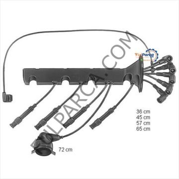 Bmw E30/E36 M40 Motor Buji Kablo Seti Sensörsüz,Okuyucusuz