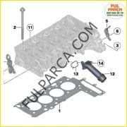 Bmw 1 Seri F20/F10/F30 N47 Motor Silindir Kapağı Filanşı/Su Borusu