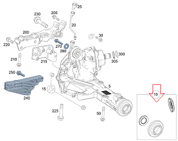 Vito W447 622 Motor Aks Keçesi/Tamir Takımı