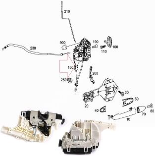 Sprinter W906/Garafter Ön Kapı Kilidi SOL