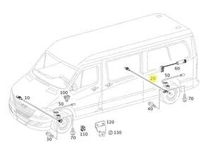 Sprinter W906/Grafter Abs Sensörü Arka SOL