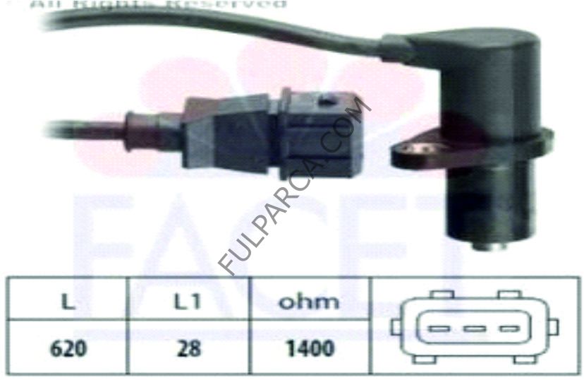 Bmw 3 Seri E46 EKSANTRİK DEVİR SENSÖRÜ Yedek Parça
