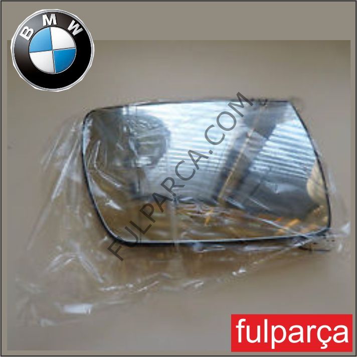 E83 X3 ELEKTRİKLİ AYNA CAMI 03->R KÖR NOKTALI MAVİ CAM