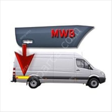 Sprinter W906-Çamurluk Arkanın Önü Sağ Yan Bakalit 215-315