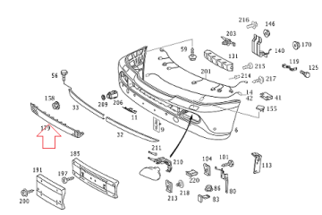 Mercedes ML163 Jeep 270Cdı Tampon Izgarası