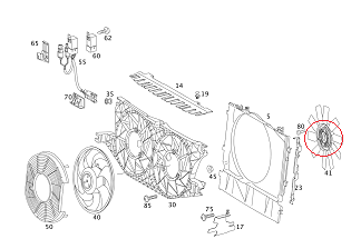 Vito W639/Viano Cdı Fan Termiği/Cıvalı Termik