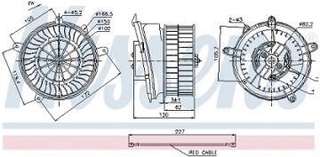 Mercedes W202/W208 Kalorifer Fanı