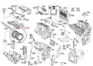 Vito W639/Viano 651/646 Motor Kalorifer Motoru