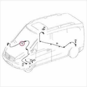 Vito W447 Abs Sensörü Ön SAĞ/SOL 622/654/651 Motor Motor