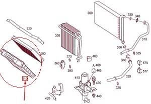 Vito W639/Viano Polen Flitre Yuvası/Flitre Kutusu