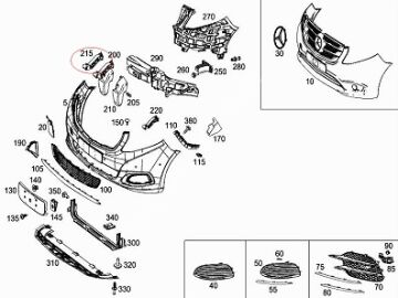 Vito W447 Ön Tampon Montaj Braketi/Braket SOL