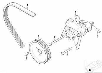 Bmw E46 M52/M54 Motor Direksiyon Pompası
