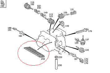 Mercedes W124 102 Motor Polen Flitresi/Toz Flitresi
